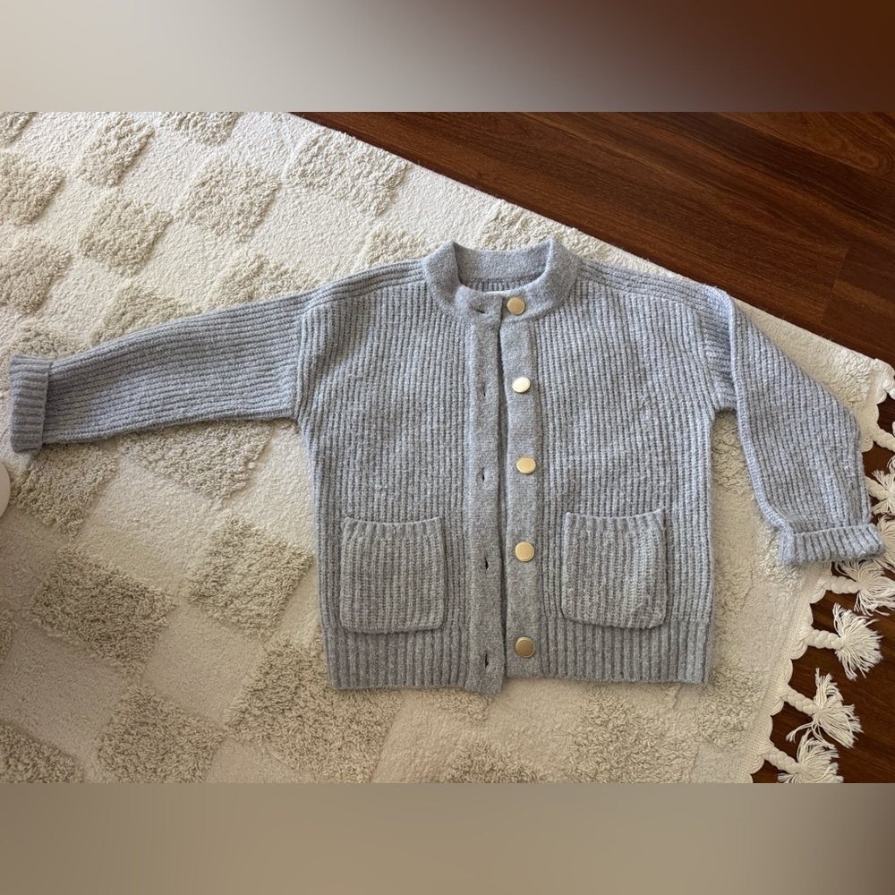 Abercrombie & Fitch Blue Gray Cardigan Sweater Size XS